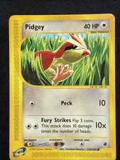 Pokemon TCG Pidgey Non Holo Common Expedition Base Set E-reader 123/165 LP on eBay