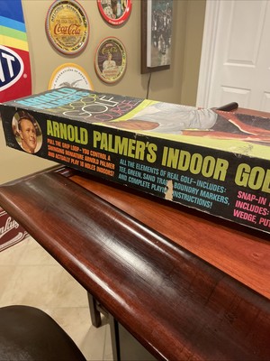 Vintage 1968 Arnold Palmer's Indoor Golf Course Game MARX 5280