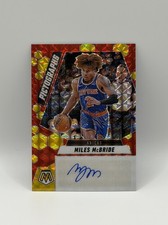 Miles McBride 2024-25 Panini Mosaic Choice Pictographs Prizm Auto #PM-MCB Knicks