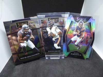 2021 PANINI SELECT - 3 CARD CHICAGO BEARS BUNDLE