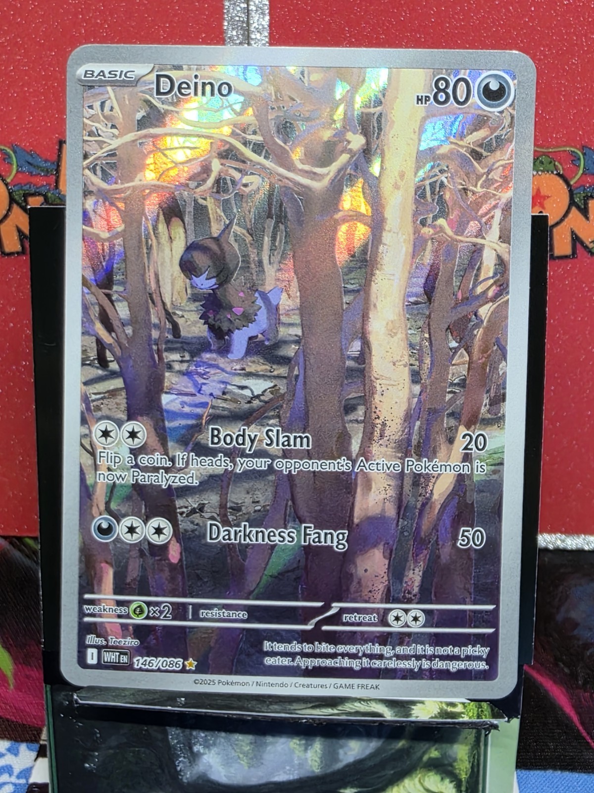 Pokémon TCG Deino Card 146/086 White Flare NM S&V