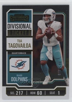 2023 Panini Contenders Divisional Ticket 49/149 Tua Tagovailoa #64 p8v
