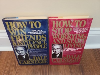 DALE CARNEGIE LOT How to Win Friends Influence People Stop Worrying Start Living