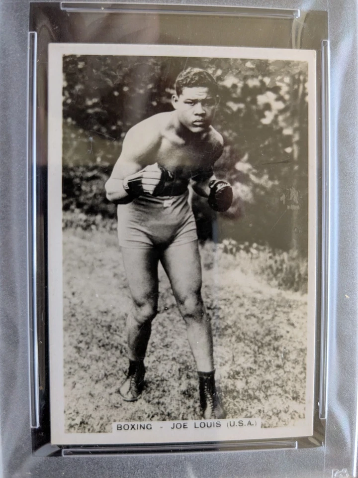 1935 Pattreiouex Sporting Events & Stars Card # 56 Joe Louis RC - Boxing (EX/NM) - Image 3 of 4
