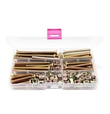 Baby Bed Crib Screws Hardware Replacement Kit, 100pcs 1/4-20" Crib Hardware S...