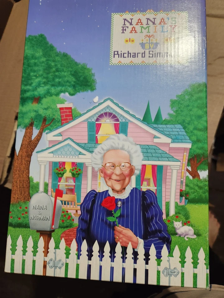 Richard Simmons 娜娜的家庭 Annie Wahl Clara 奶奶娃娃 摇椅 全新带盒 — 第 3/4 张图片