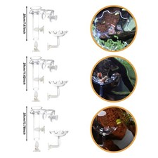 Aquarium Shrimp Feeding Tube and Feeding Dish Clear Fish Tank Accessories