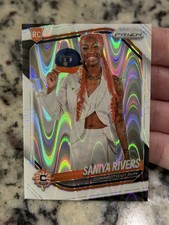 2025 Panini Prizm WNBA #150 Saniya Rivers White Seismic Prizms