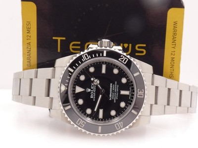 ROLEX SUBMARINER NO DATE 114060 N.O.S. BOX&PAPERS ITALIEN 2018 VOLL STICKER