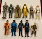 vintage STAR WARS FIGURE LOT #647 Lando Leia Bespin Guard IG-88 Bossk FREESHIP