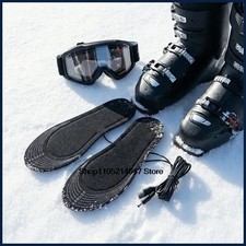 USB Heated Insoles Shoe Electric Foot Warming Pad Feet Warmer Sock Pad Mat