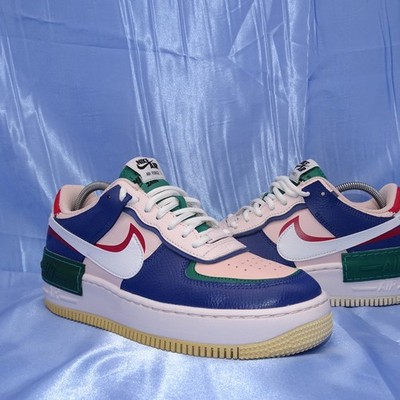 NIKE AIR FORCE 1 SHADOW MYSTIC NAVY SNEAKER GR 40 SCHUHE AF1 SAGE PLATEAU  A9