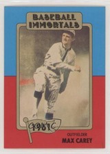 1980-87 SSPC Baseball Immortals Max Carey #85 HOF 0u7