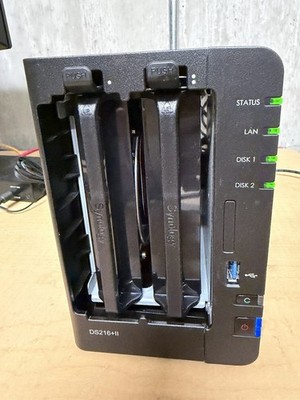 Synology DiskStation DS216+II 2-Bay NAS (2) 3TB HDD Hot Swap Ethernet USB 3.0