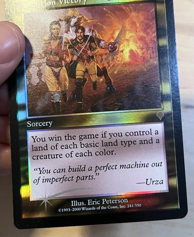 Magic The Gathering Coalition Victory Invasion Foil MtG Card Sorcery Holo - Image 3 of 4