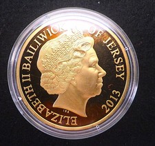 2013 Bailiwick of Jersey Queen Elizabeth II Diamond Jubilee 50p coin