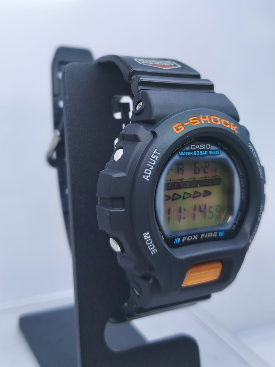 CASIO。G-SHOCK。ジーショック。DW-6600B。FOXFIRE。 CASIO G-Shock FOX FIRE DW-6600B Orange Color Back Light