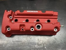 Honda K SERIES K24Z CIVIC SI 9TH GEN VALVE COVER POWDER COATED WRINKLE RED As Is