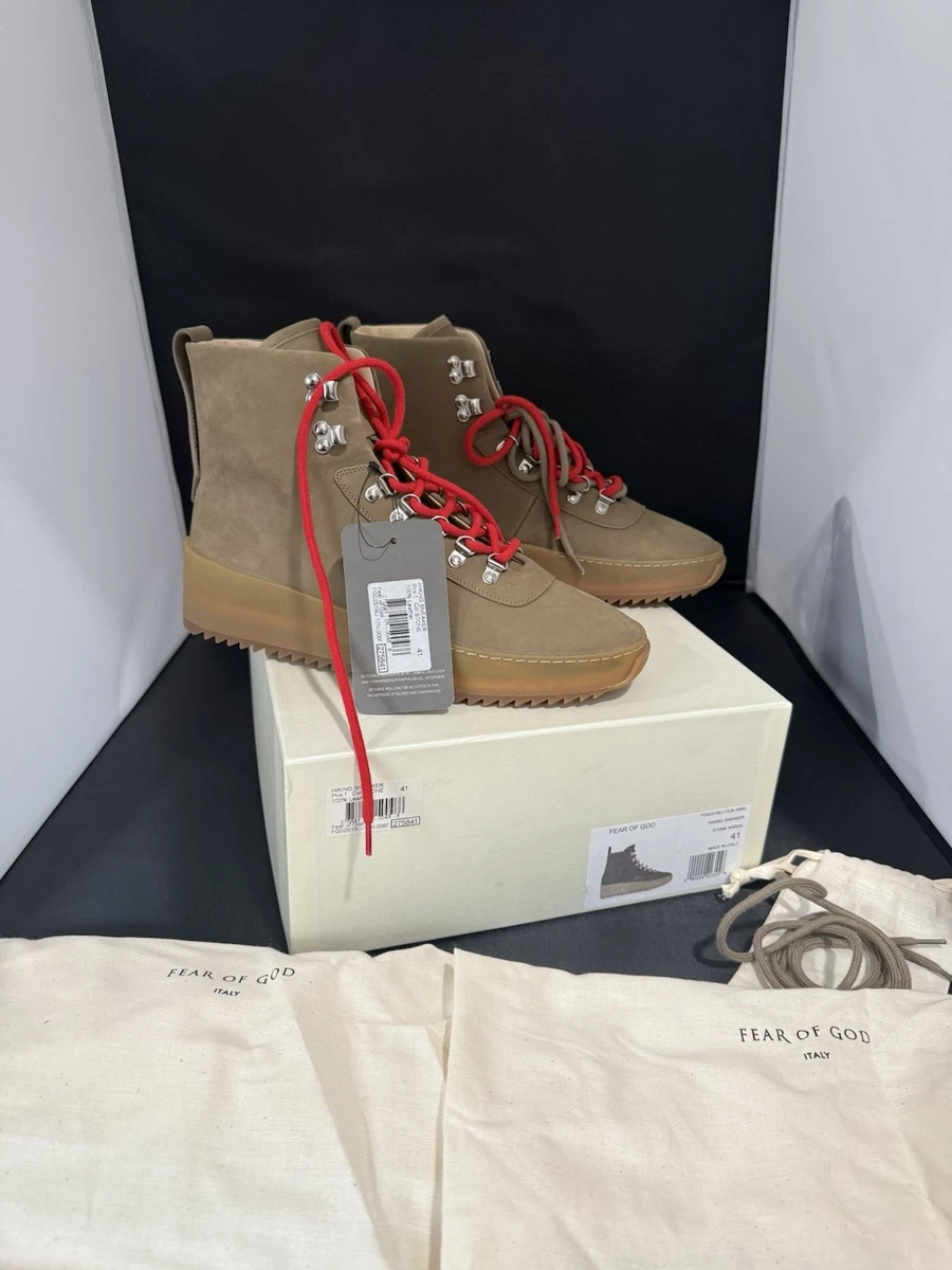 靴 FEAR OF GOD HIKING SNEAKER 42 Fear of God Hiking Sneaker Stone for sale | eBay