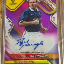 Paul Gascoyne 75 Limited Edition Autographed Card
