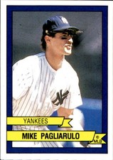 1989 '89 Panini Baseball Figure # 406 Mike Pagliarulo