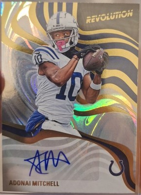 2025 Panini Revolution Adonai Mitchell Auto Swirl #RSA-AML Colts
