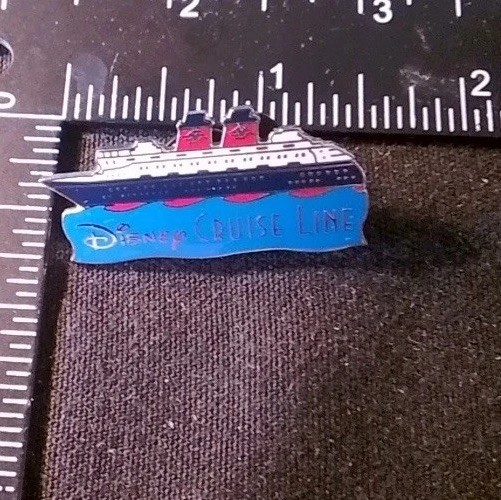 Disney Pin 857 DCL Cruise Line Passenger Ship On Water Going Out To Sea Left 