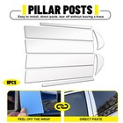 8pcs Chrome Door Window Pillar Post Trim For 2018-2024 Toyota Camry Accessories