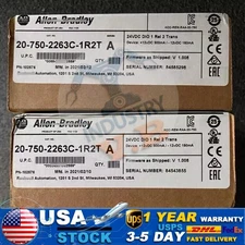 NEW AB 20-750-2263C-1R2T PowerFlex 750 24V Tran IO Option Module US Free Tax