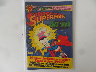 Ehapa - Superman - Batman - Nr. 26/ 1982 - mit Sammel-Ecke - Zustand: 2