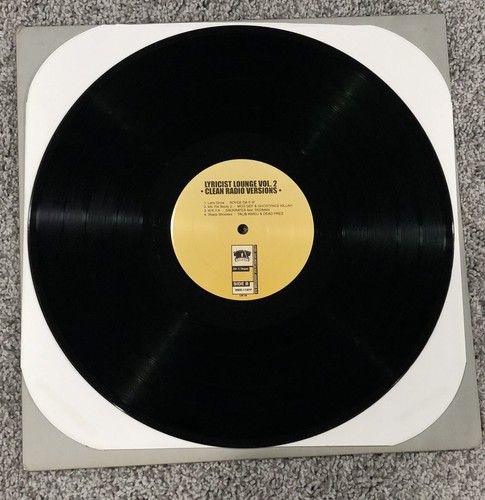 Lyricist Lounge Vol. 2 Clean Promo Vinyl LP Rawkus Alchemist Big L Gang Starr EX - Picture 3 of 7