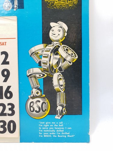 1960 BSC Bearing Company of Australia Automotive Calendar 48cm x 35 cm - Picture 3 of 14