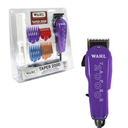 Wahl Professional Taper 2000 Adjustable Cut, Corded Electric Hair Clipper with B - Afbeelding 1 van 3