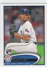 2012 Yu Darvish Topps Update ROOKIE CARD #168 - Rangers Cubs RC. rookie card picture