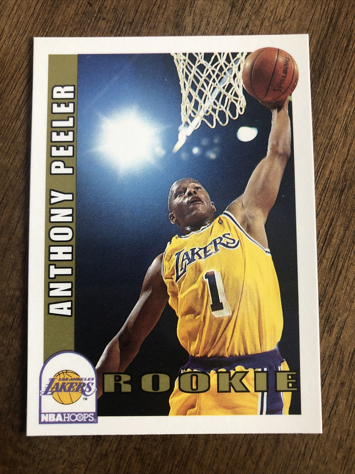 Anthony Peeler RC 1992-93 NBA Hoops Lakers #410  *9530*