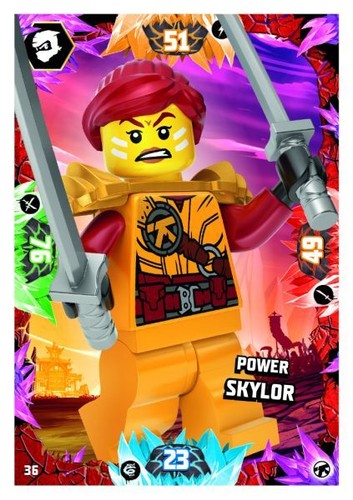 LEGO Ninjago Seria 8 NEXT LEVEL Karty kolekcjonerskie Karty kolekcjonerskie 1-150 - Zdjęcie 13 z 151