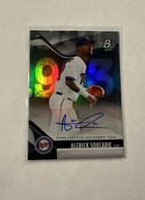 Alerick Soularie Bowman Platinum Prospects Auto #TOP-78 Minnesota Twins