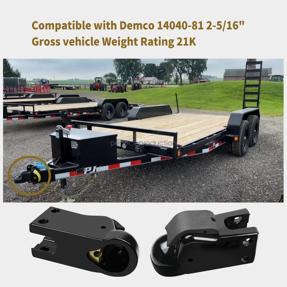 Se adapta a acoplador de montaje en canal Demco 2-5/16" bola atornillada con mango de pestillo EZ 21K PBV Foto 3 de 4