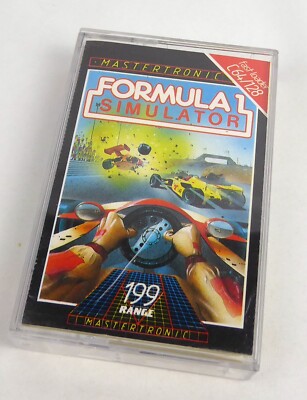 Commodore 64 C64 Spiel -- FORMULA 1 SIMULATOR (Mastertronic) -- Tape Kassette