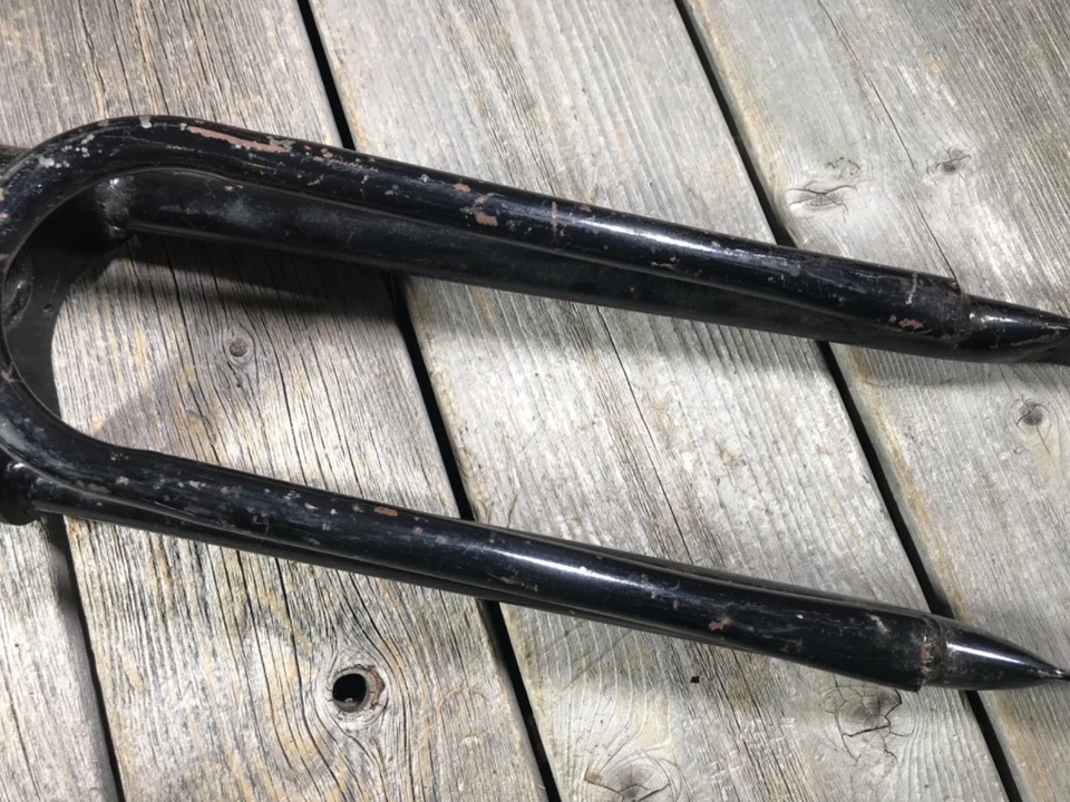 HORQUILLA DELANTERA RALEIGH MX HORQUILLA BICICLETA MOTOCROSS TRIPLE ABRAZADERA VIEJA ESCUELA BMX DL-55 Foto 4 de 4