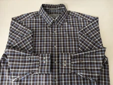 DANIEL CREMIEUX Signature Collection  NWOT Multicolor Plaid Long Sleeve  L