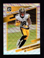2021 OPTIC PREMIUM BOX SET WAVE PRIZM #146 DIONTAE JOHNSON /299 STEELERS QTY