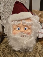 Vintage Santa Head For Wall Or Table No Electronics