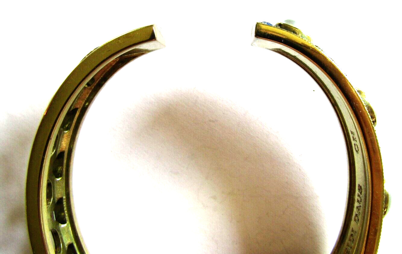 PREOWNED HEIDI DAUS SPRING HINGED RHINESTONE BRAC… - image 5