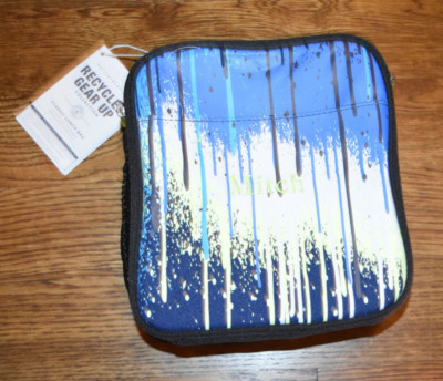 Pottery Barn Teen Gear-Up Drip Painting Blue Glow-in-the-Dark Lunch Box Mitch