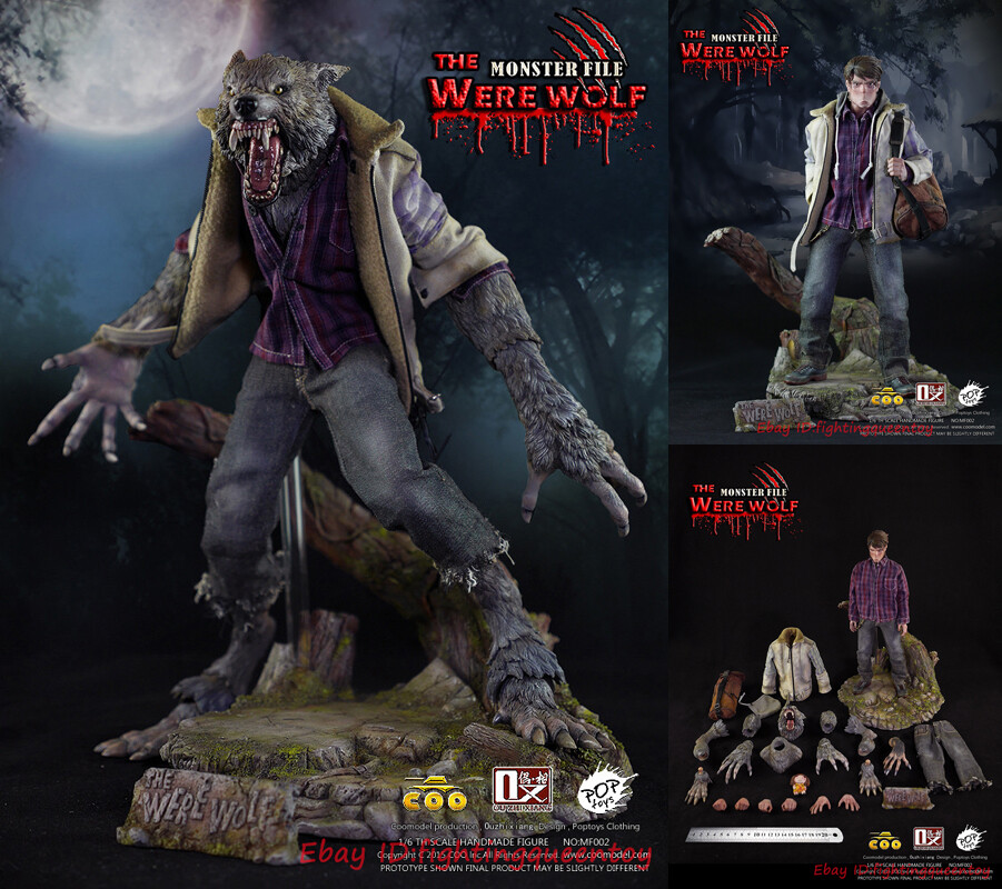 COOMODEL X OUZHIXIANG MF002 1/6 Monster File The Werewolf COOMODEL X OUZHIXIANG MF002 1/6 Monster File The Werewolf