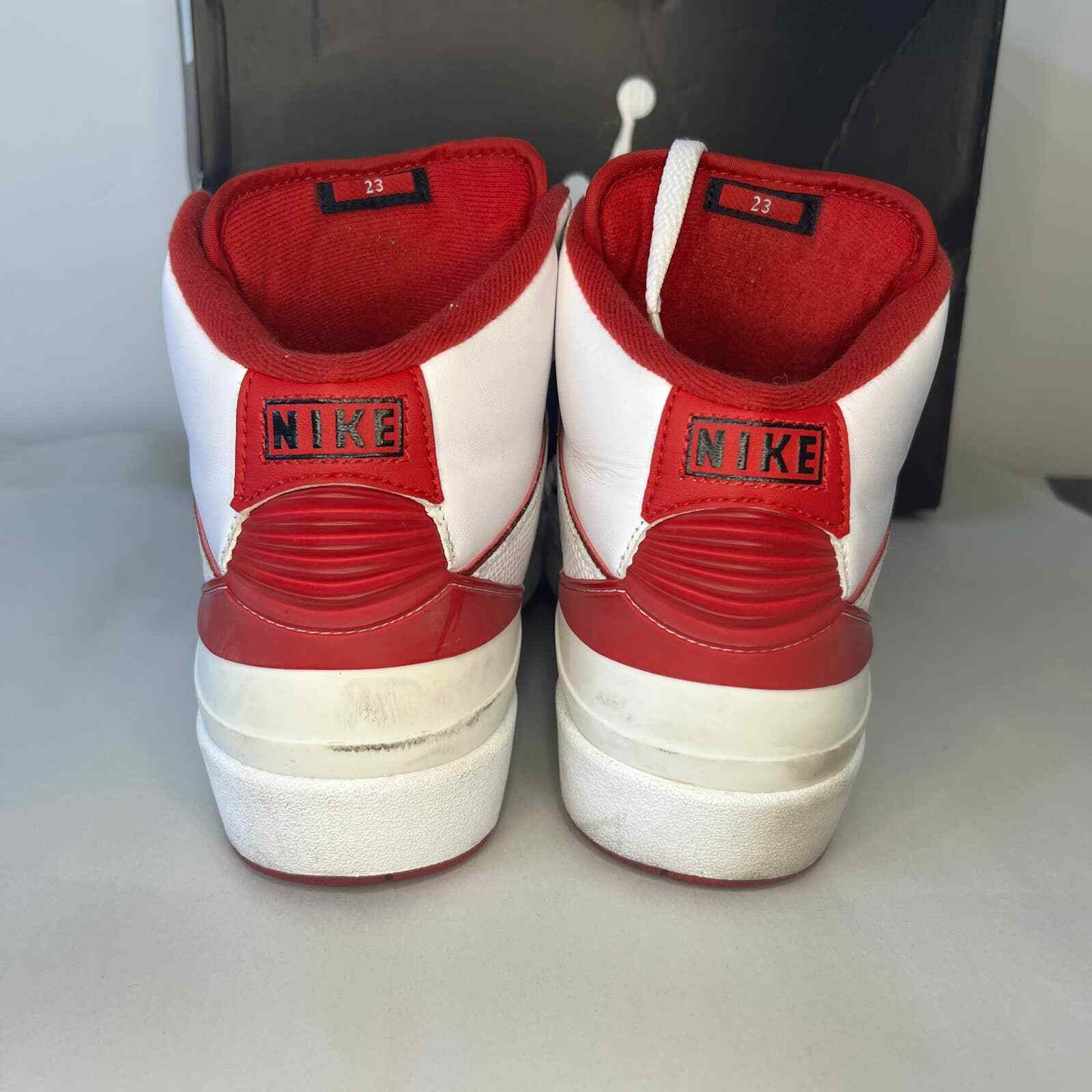 Air Jordan 2 Retro Chicago White Varsity Red Mens Siz… Gem