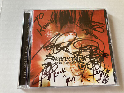 Surrender The Fall- Burn In The Spotlight-CD(2012) signed by