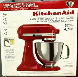 KitchenAid Value Bundle Artisan Series 5 Quart Tilt-Head ...