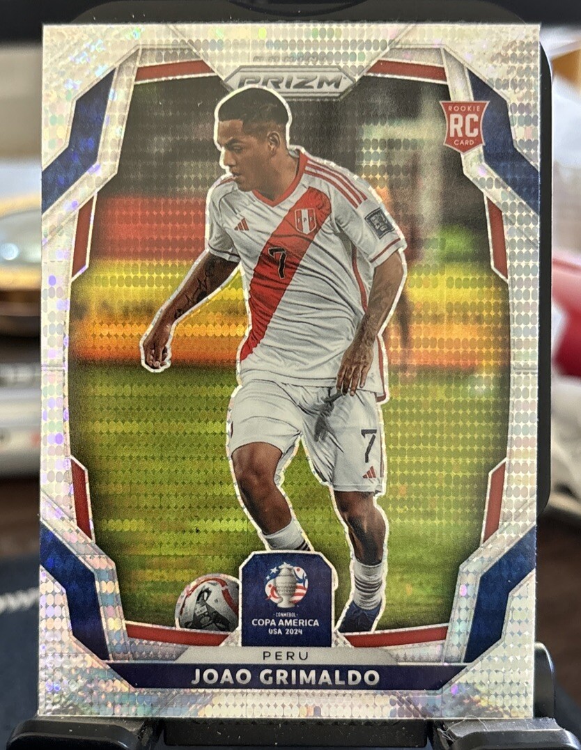 2024 Panini Prizm Copa America Joao Grimaldo #88 Rookie RC Pulsar Prizm Peru